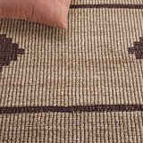 Safavieh Natural Fiber Nf878A Natural/Brown Rug.