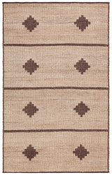 Safavieh Natural Fiber Nf878A Natural/Brown Rug.