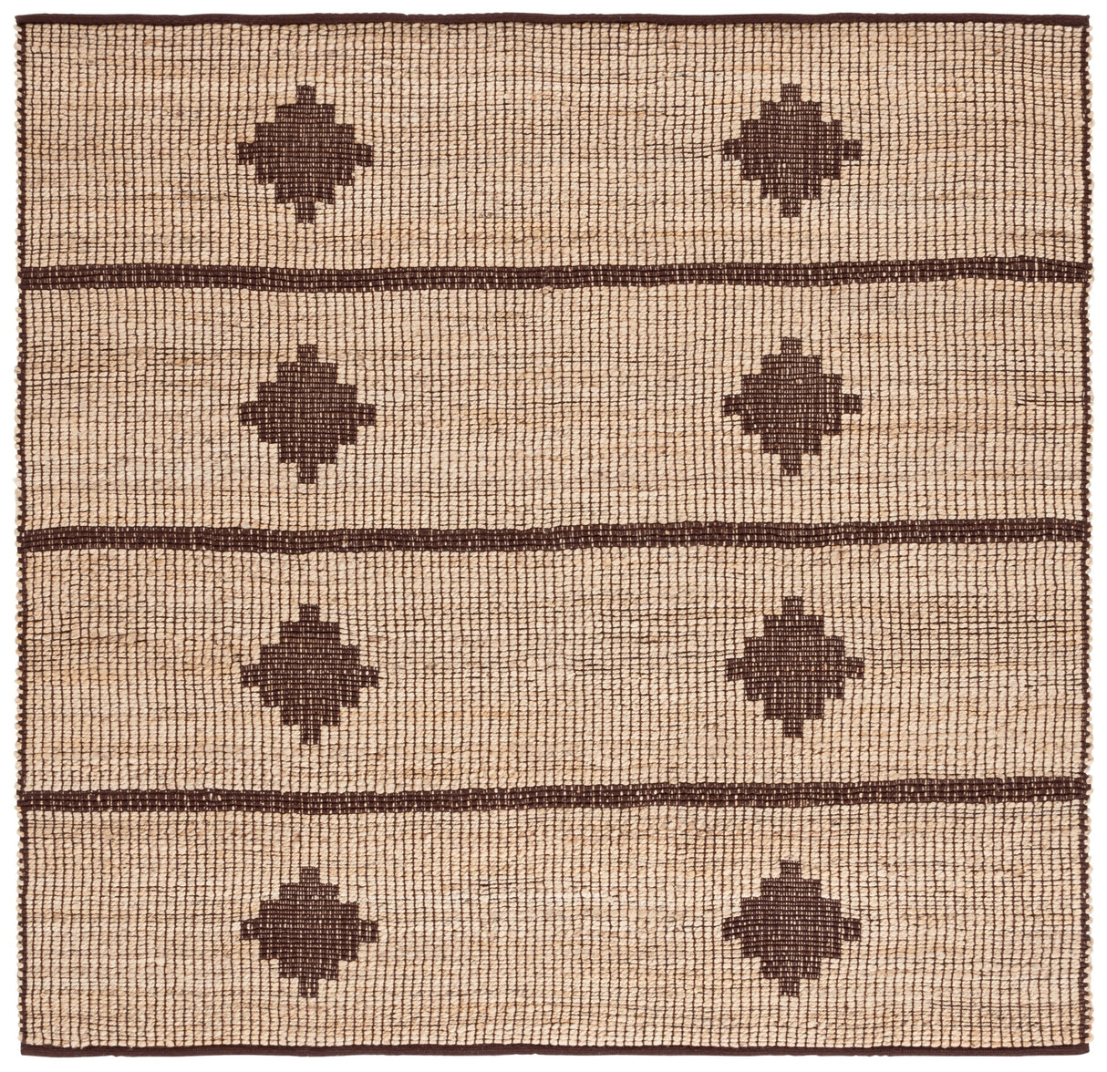 Safavieh Natural Fiber Nf878A Natural/Brown Rug.