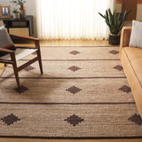 Safavieh Natural Fiber Nf878A Natural/Brown Rug.