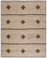 Safavieh Natural Fiber Nf878A Natural/Brown Rug.