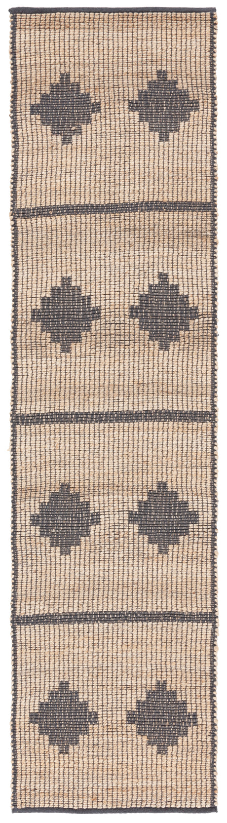 Safavieh Natural Fiber Nf878F Natural/Grey Rug.