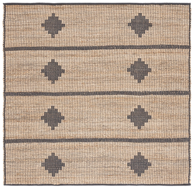 Safavieh Natural Fiber Nf878F Natural/Grey Rug.