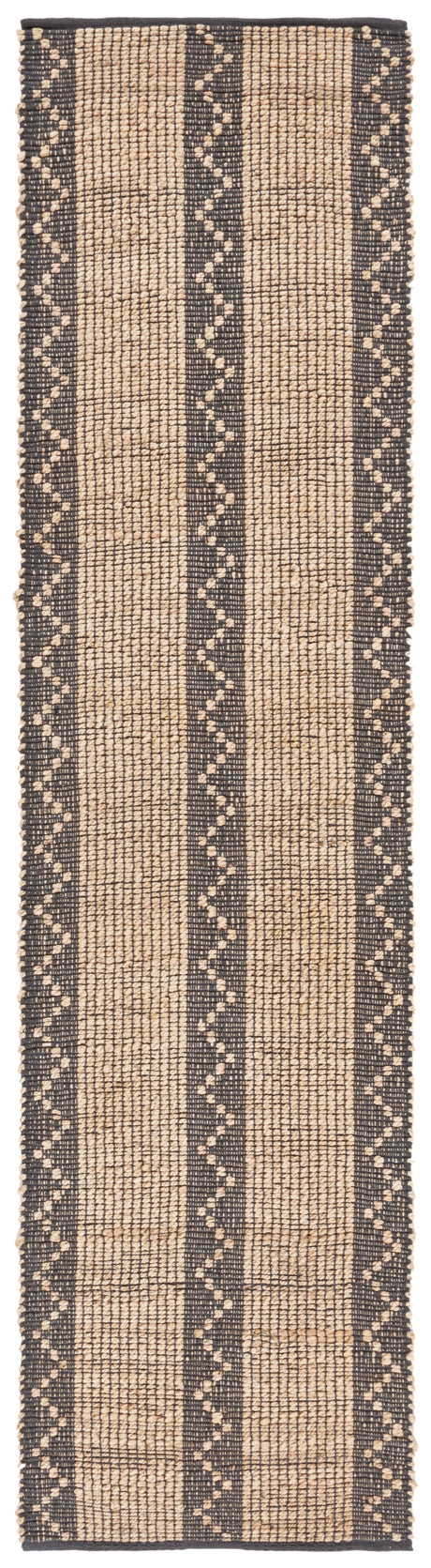 Safavieh Natural Fiber Nf879F Natural/Grey Rug.