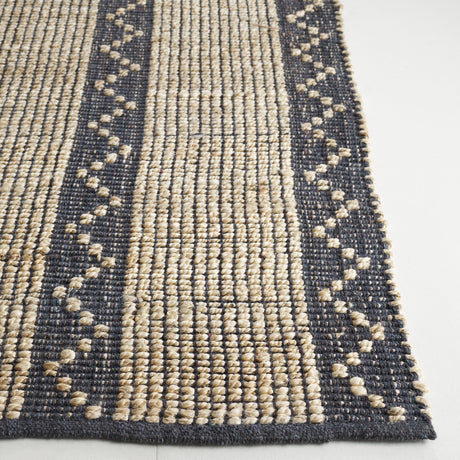 Safavieh Natural Fiber Nf879F Natural/Grey Rug.