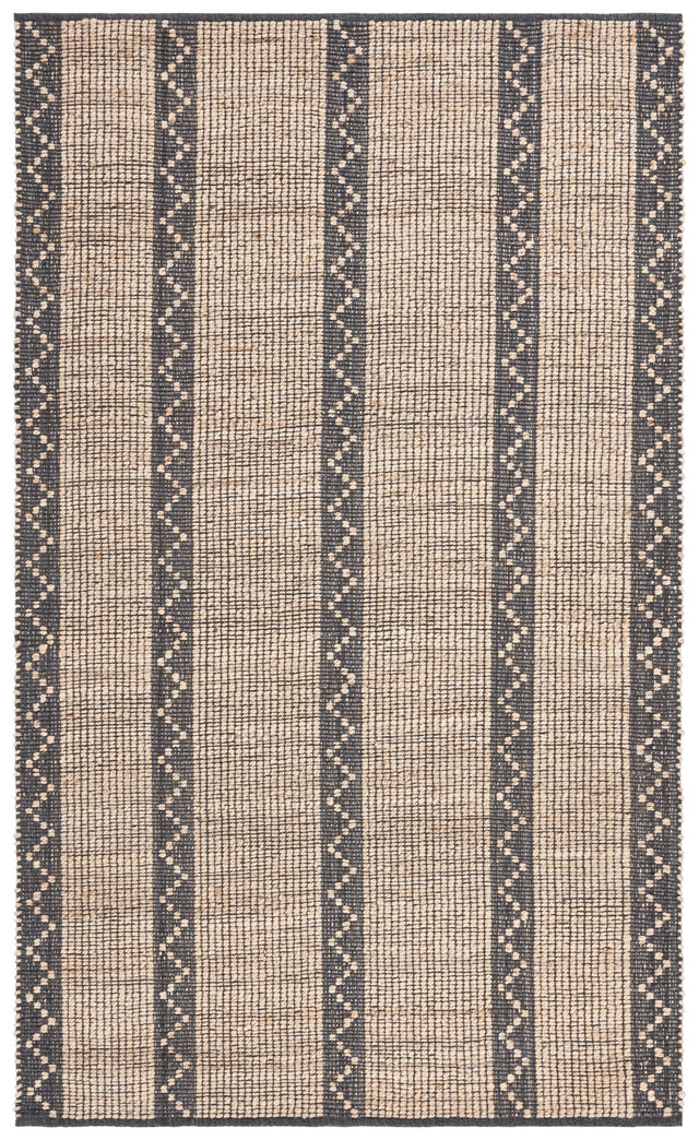 Safavieh Natural Fiber Nf879F Natural/Grey Rug.