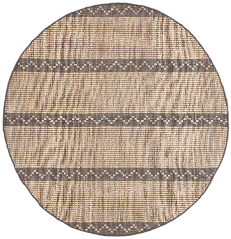 Safavieh Natural Fiber Nf879F Natural/Grey Rug.