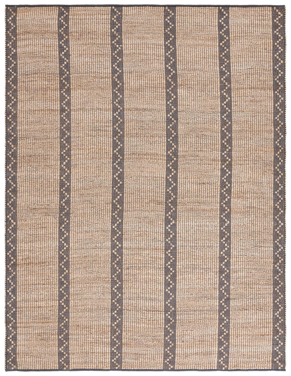Safavieh Natural Fiber Nf879F Natural/Grey Rug.
