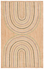 Safavieh Natural Fiber Nf894A Natural/Green Rug.