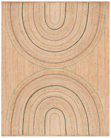 Safavieh Natural Fiber Nf894A Natural/Green Rug.