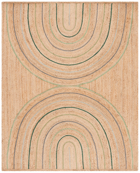 Safavieh Natural Fiber Nf894A Natural/Green Rug.