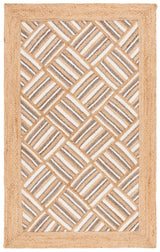 Safavieh Natural Fiber Nf897A Natural/Grey Rug.