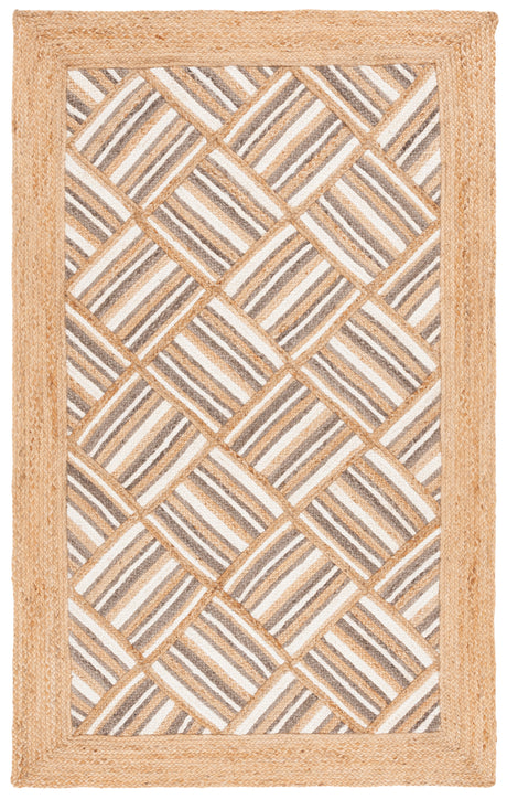 Safavieh Natural Fiber Nf897A Natural/Grey Area Rug