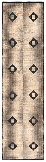 Safavieh Natural Fiber Nf898Z Natural/Black Rug.