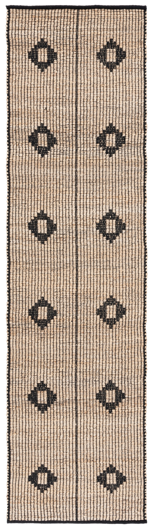 Safavieh Natural Fiber Nf898Z Natural/Black Rug.