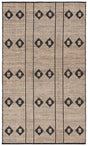 Safavieh Natural Fiber Nf898Z Natural/Black Rug.