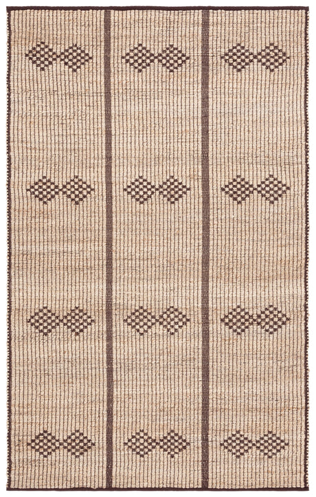 Safavieh Natural Fiber Nf899A Natural/Brown Rug.