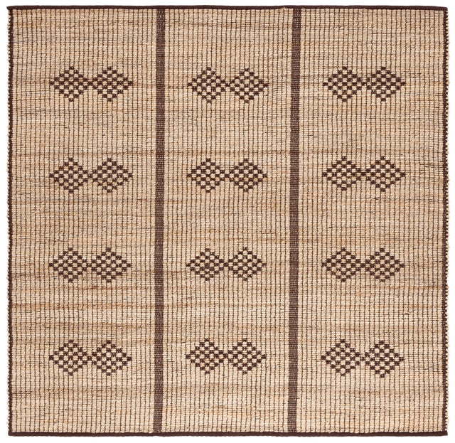 Safavieh Natural Fiber Nf899A Natural/Brown Rug.