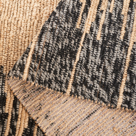 Safavieh Natural Fiber Nf953A Natural/Black Rug.