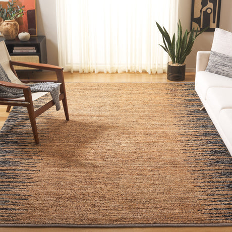 Safavieh Natural Fiber Nf953A Natural/Black Rug.