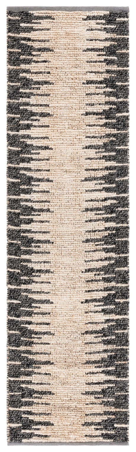 Safavieh Natural Fiber Nf953B Bleach/Black Rug.