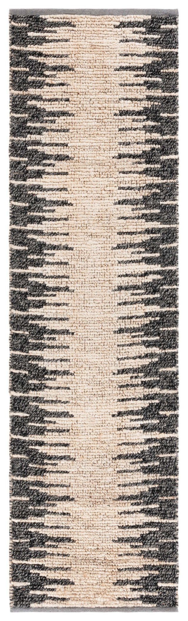 Safavieh Natural Fiber Nf953B Bleach/Black Rug.