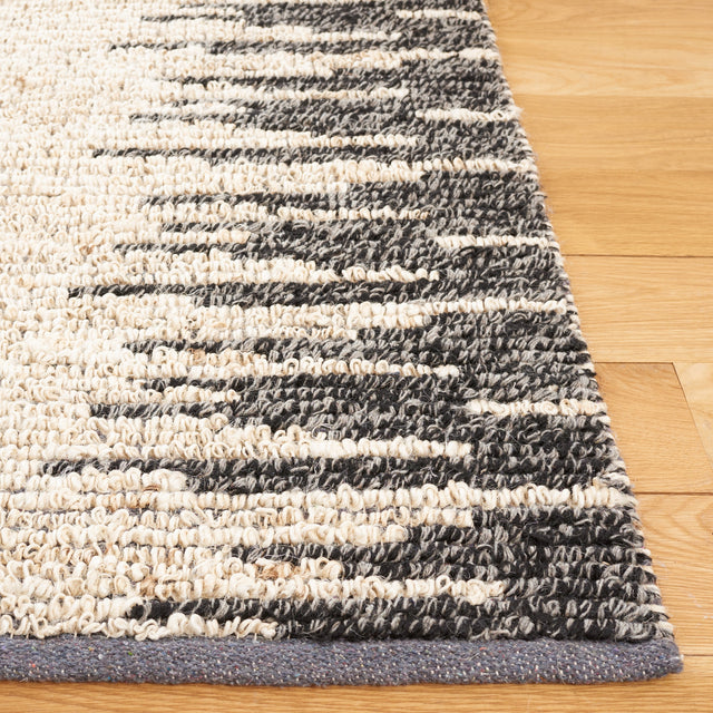 Safavieh Natural Fiber Nf953B Bleach/Black Rug.