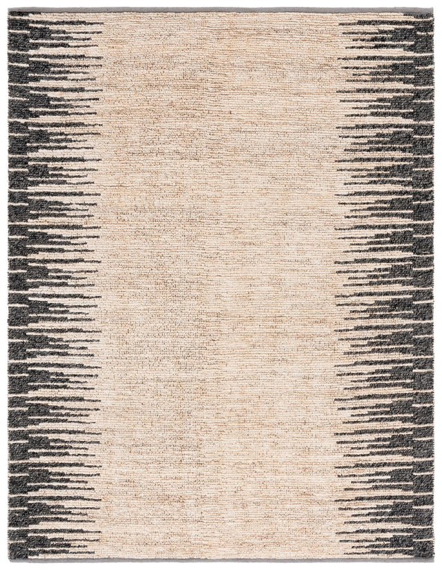 Safavieh Natural Fiber Nf953B Bleach/Black Rug.