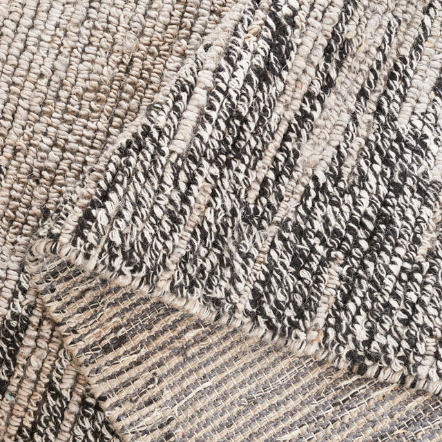 Safavieh Natural Fiber Nf953F Grey/Black Rug.