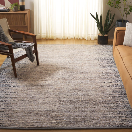 Safavieh Natural Fiber Nf953F Grey/Black Rug.