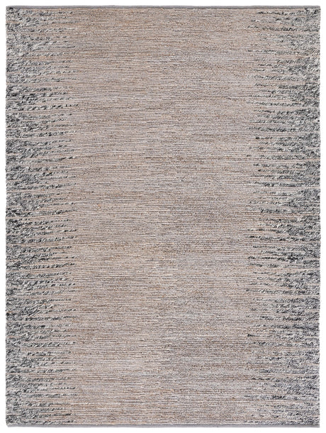 Safavieh Natural Fiber Nf953F Grey/Black Rug.