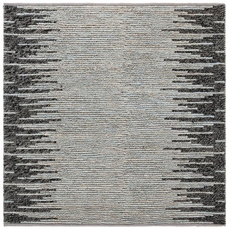 Safavieh Natural Fiber Nf953L Light Blue/Black Rug.