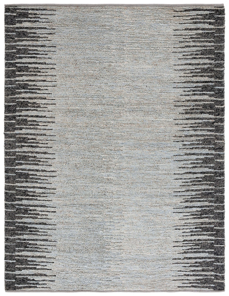 Safavieh Natural Fiber Nf953L Light Blue/Black Rug.