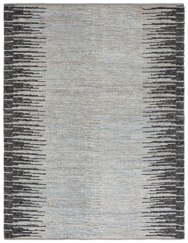 Safavieh Natural Fiber Nf953L Light Blue/Black Rug.