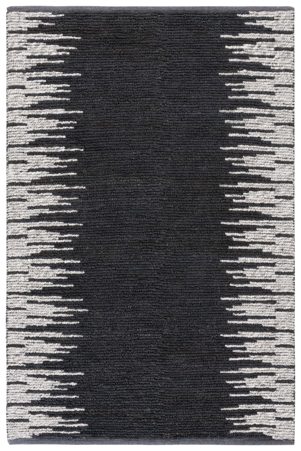 Safavieh Natural Fiber Nf953Z Black/Beige Rug.