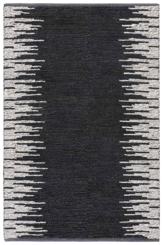 Safavieh Natural Fiber Nf953Z Black/Beige Rug.