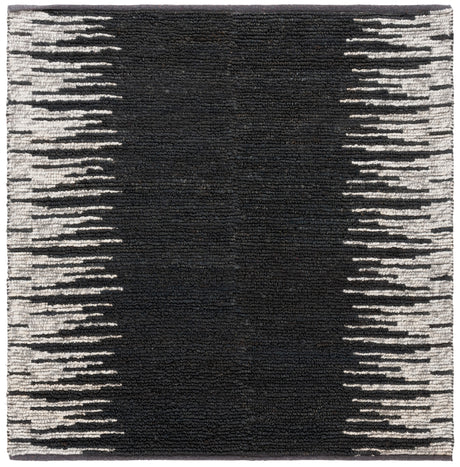 Safavieh Natural Fiber Nf953Z Black/Beige Rug.