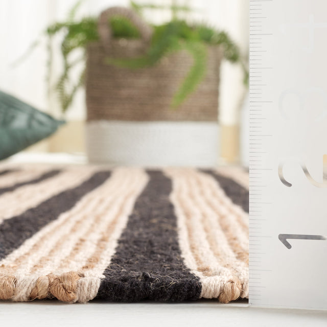 Safavieh Natural Fiber Nfb325Z Natural/Black Rug.