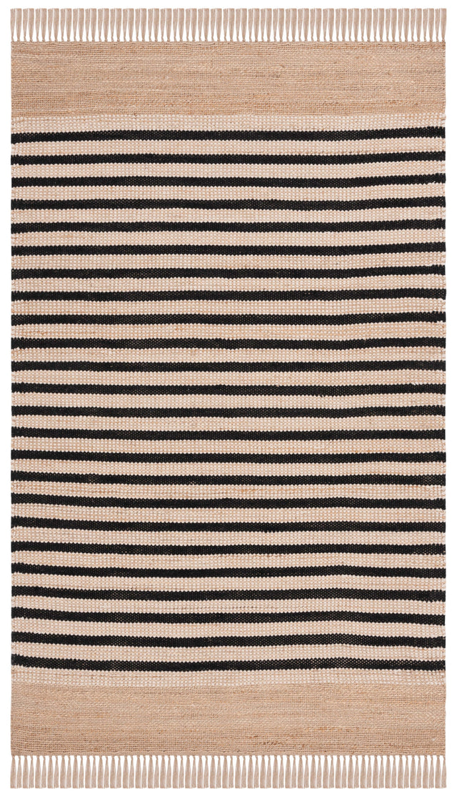 Safavieh Natural Fiber Nfb325Z Natural/Black Rug.