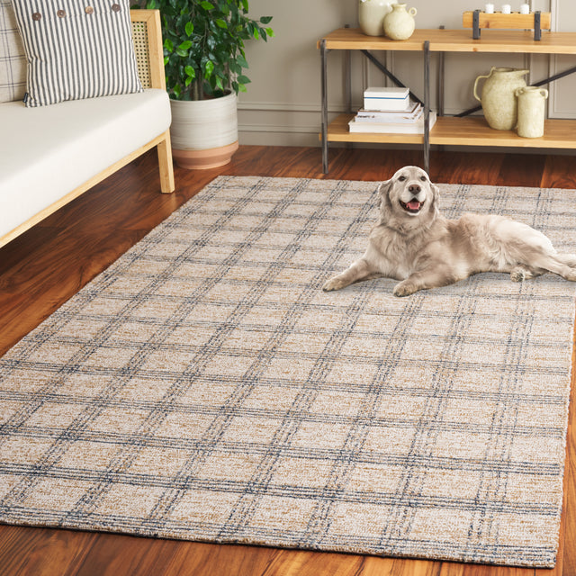 Safavieh Natural Fiber Nfb426M Blue/Beige Rug.