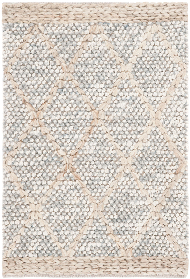 Safavieh Natural Fiber Nfb475F Grey/Bleach Rug.