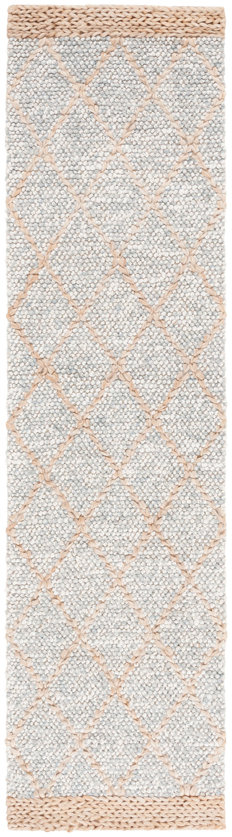 Safavieh Natural Fiber Nfb475F Grey/Bleach Rug.