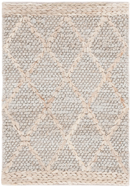 Safavieh Natural Fiber Nfb475G Grey/Natural Rug.