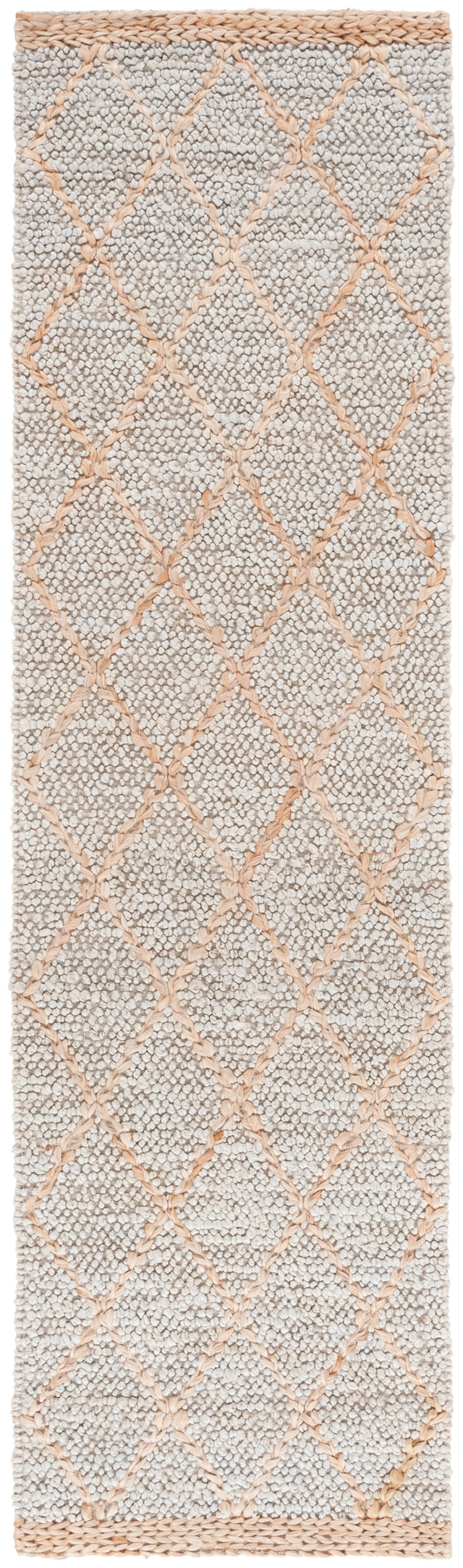 Safavieh Natural Fiber Nfb475G Grey/Natural Rug.