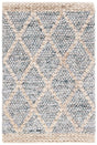 Safavieh Natural Fiber Nfb475M Light Blue/Natural Rug.