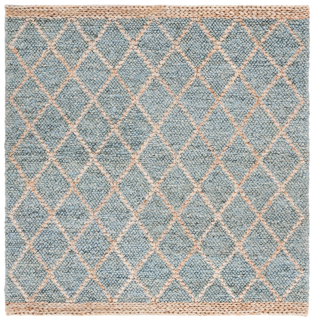 Safavieh Natural Fiber Nfb475M Light Blue/Natural Rug.