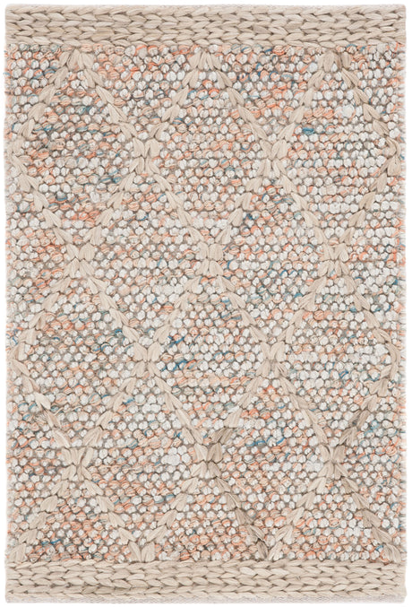 Safavieh Natural Fiber Nfb475P Rust/Natural Rug.