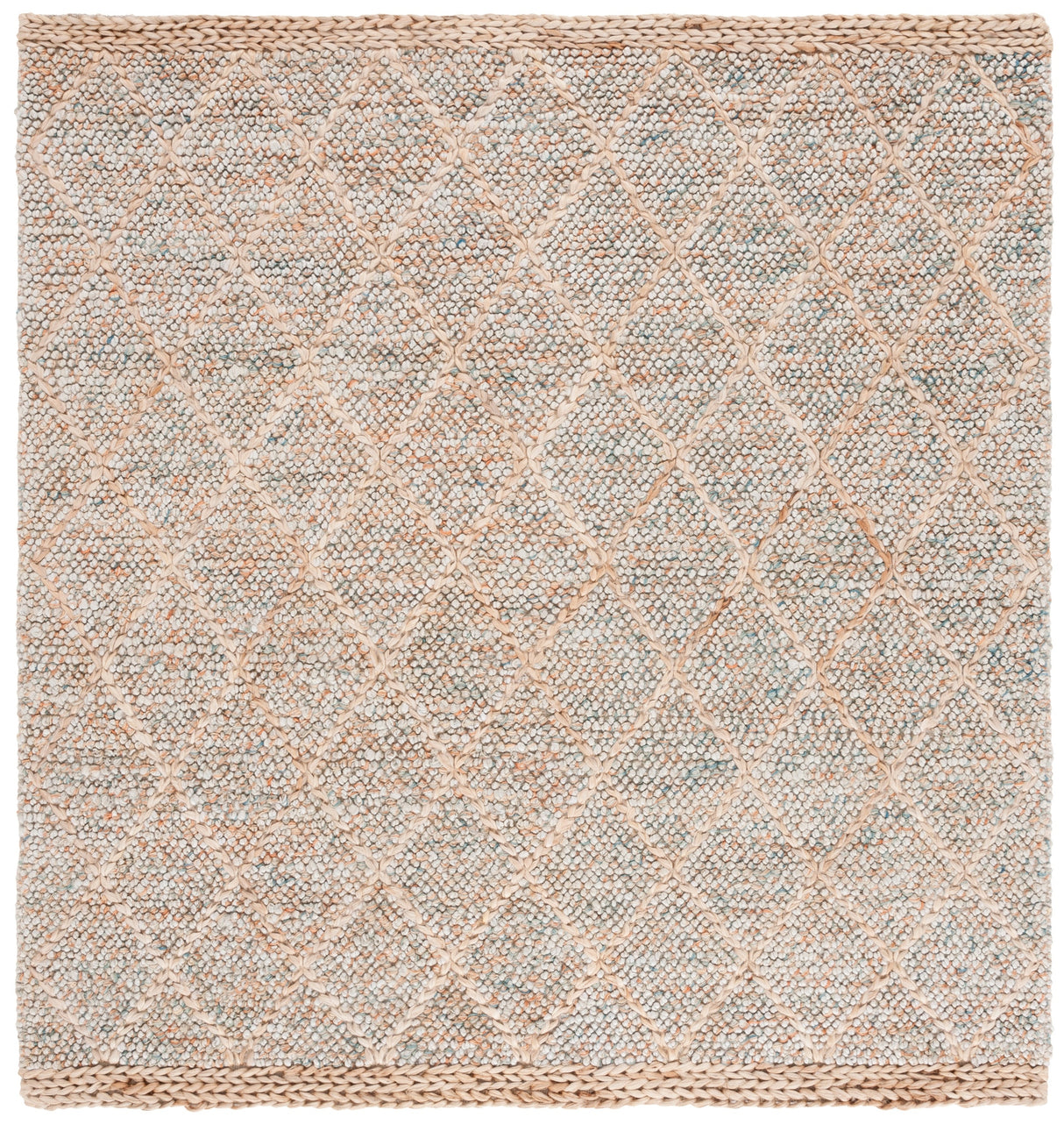 Safavieh Natural Fiber Nfb475P Rust/Natural Rug.