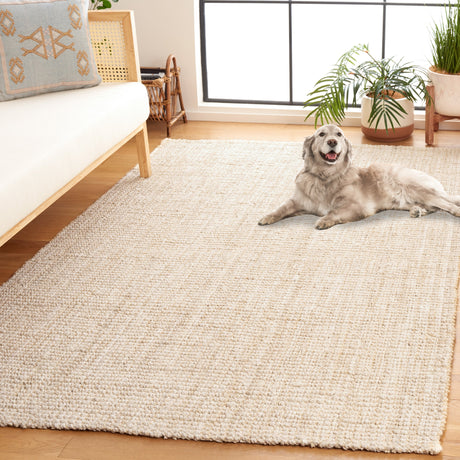 Safavieh Natural Fiber Nfb576B Bleach/Ivory Rug.