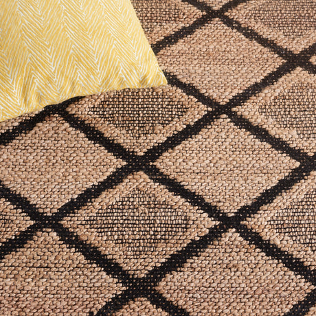 Safavieh Natural Fiber Nfb657Z Natural/Black Rug.